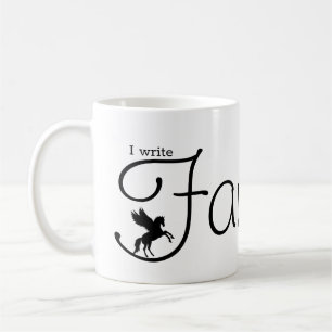 I write Fanstasy, Pegasus Coffee Mug