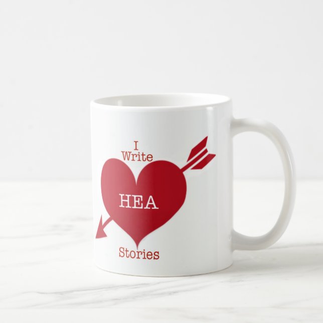 I Write HEA Stories Coffee Mug (Right)