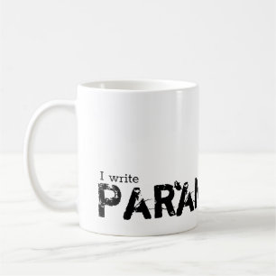 I write paranormal, ghosts coffee mug