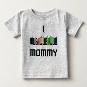 "I Wub Mummy" Dubstep Infant T-Shirt