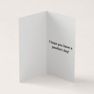 I Wuff You! Westie Birthday Card