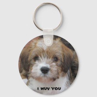 I WUV YOU KEY RING