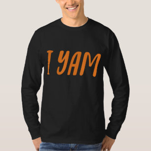 I yam my sweet potato for matching couple thanksgi T-Shirt