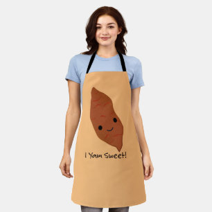 I Yam Sweet Cute kawaii Sweet Potato Apron