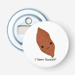 I Yam Sweet Cute kawaii Sweet Potato Bottle Opener