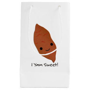 I Yam Sweet Cute kawaii Sweet Potato Small Gift Bag