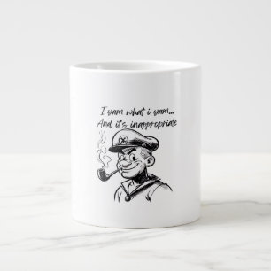 I Yam What I Yam And Inappropriate Classic Sloth D Large Coffee Mug
