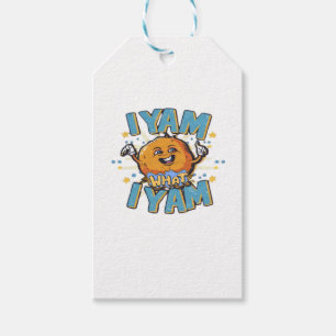 I Yam What I Yam Classic Design For Thanksgiving  Gift Tags