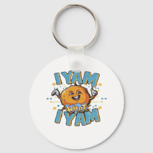 I Yam What I Yam Classic Design For Thanksgiving Key Ring