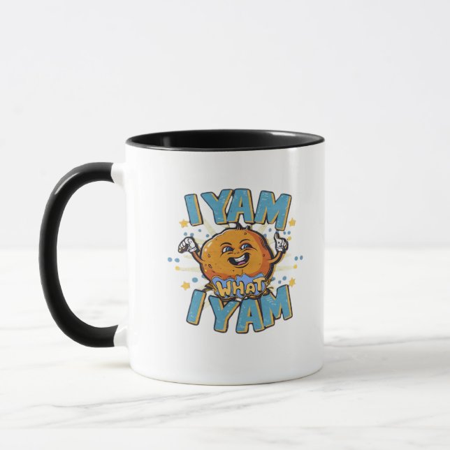 I Yam What I Yam Classic Design For Thanksgiving  Mug (Left)