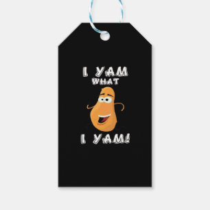 I Yam What I Yam Classic Funny Meme Gift Tags