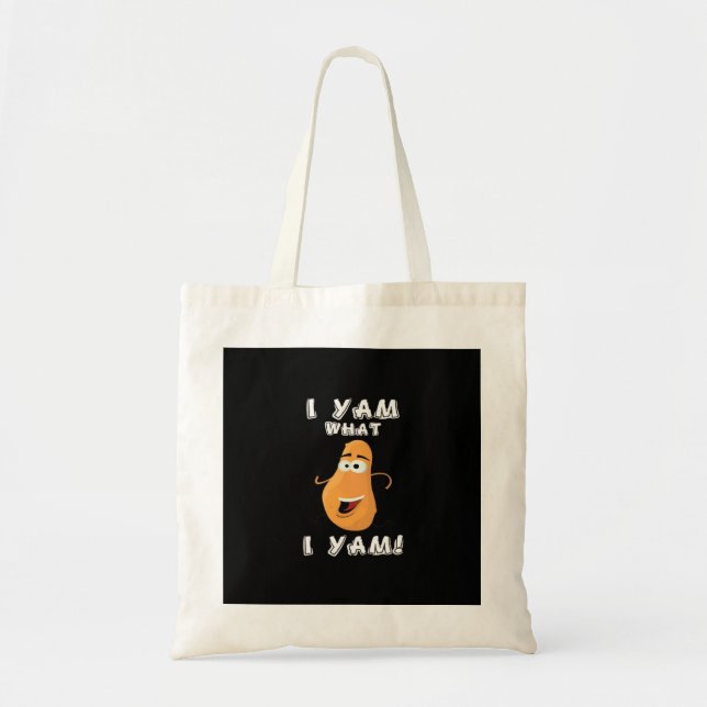 I Yam What I Yam Classic Funny Meme Tote Bag (Front)