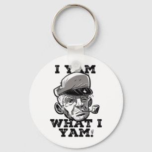 I Yam What I Yam Classic Meme Design Key Ring