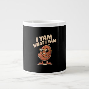 I Yam What I Yam Classic Quote Large Coffee Mug