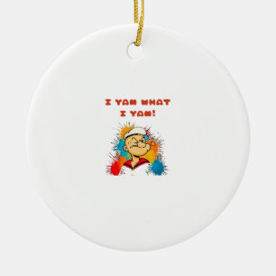 I Yam What I Yam Classic Sloth Trendy Ceramic Tree Decoration
