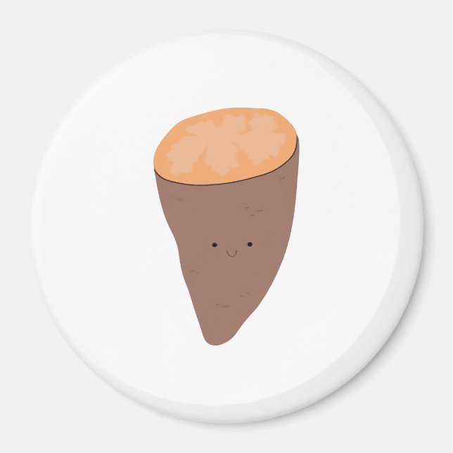 I Yam What I Yam Classic Trendy Quote Magnet (Front)