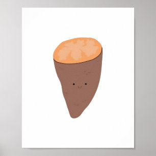 I Yam What I Yam Classic Trendy Quote Poster