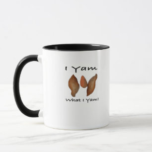 I Yam What I Yam Comical Cute Karma Lighthearted Mug