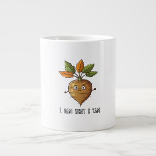I Yam What I Yam Cute And Cosy Autumn Design Class Large Coffee Mug
