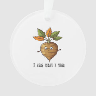 I Yam What I Yam Cute And Cosy Autumn Design Class Ornament