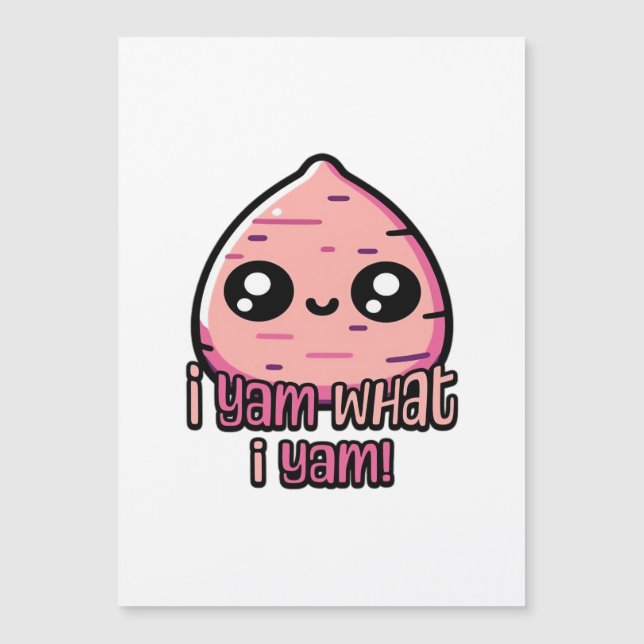 I Yam What I Yam! Cute Yam Pun Classic (Front)