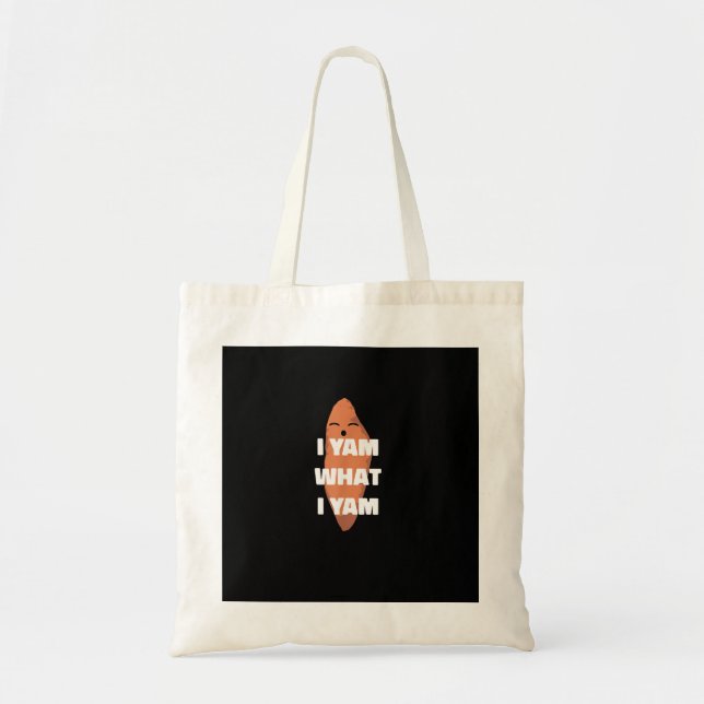 I Yam What I Yam - Dancing Sweet Potato Than Tote Bag (Front)