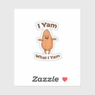 I Yam What I Yam Dancing Sweet Potato Thanksgiving