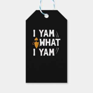 I Yam What I Yam Design - Sweet Potato Lover Desig Gift Tags