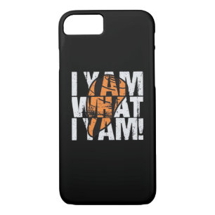 I Yam What I Yam Funny Quote iPhone 8/7 Case