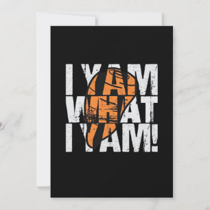 I Yam What I Yam Funny Quote Holiday Card