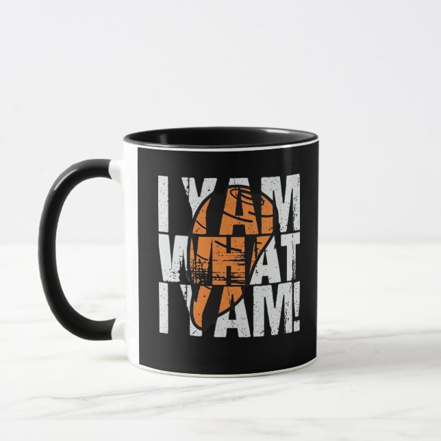I Yam What I Yam Funny Quote Mug (Left)