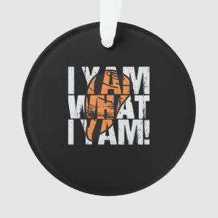 I Yam What I Yam Funny Quote Ornament