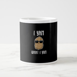 I Yam What I Yam Funny Yam Sweetpotato Large Coffee Mug