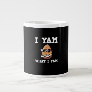 I Yam What I Yam Humourous V-Neck Large Coffee Mug