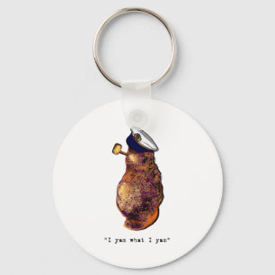 I yam what I yam-light Key Ring