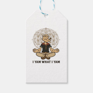 I Yam What I Yam Meme Quote Gift Tags