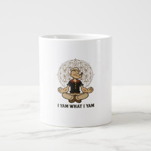 I Yam What I Yam Meme Quote Large Coffee Mug