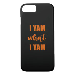 I Yam What I Yam Thanksgiving Matching Family Top iPhone 8/7 Case