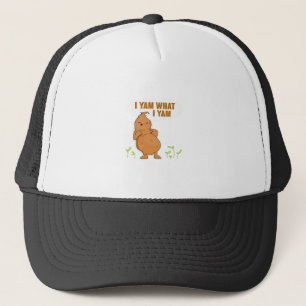 I Yam What I Yam Trendy Basic Trucker Hat