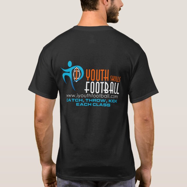 I Youth Football T-Shirt (Back)