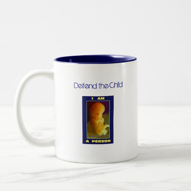 IAAP Defend the Child Two-Tone Coffee Mug (Left)