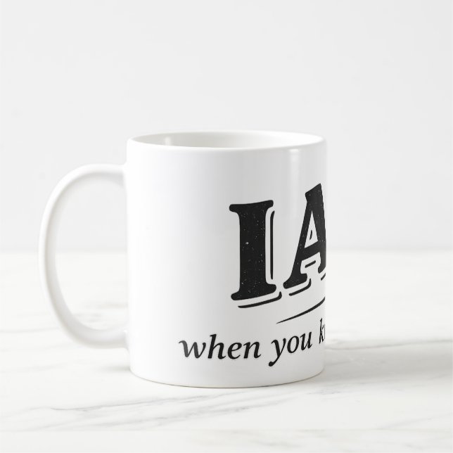 IAAT  COFFEE MUG (Left)