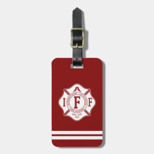 IAFF / Firefighter Maltese Cross Luggage Tag