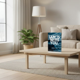 Iam Is With You Scripture Bible Verse Photo Block