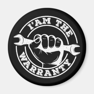 I'am The Warranty Grandpa Mechanic Engineer Father Magnet