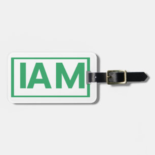 IAM Travel tag for Cool Luggage Tags