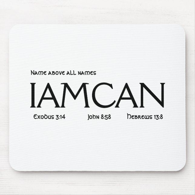 IAMCAN MOUSE MAT (Front)