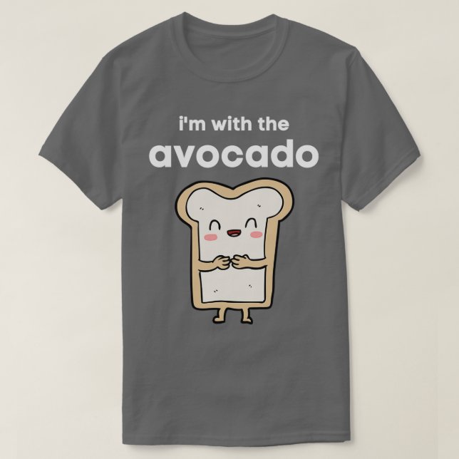 Iamp39m With The Avocado Costume Halloween Gifts T-Shirt (Design Front)