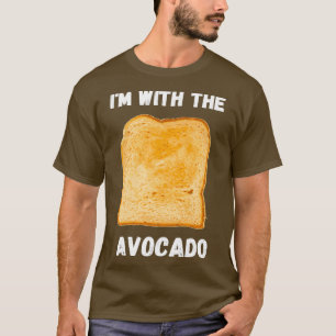 Iampamp39m With The Avocado Toast Funny Halloween T-Shirt