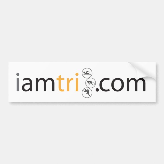 iamtri bumper sticker (Front)